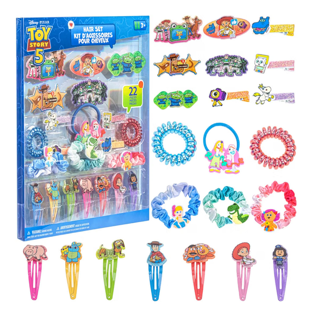 Toy Story Hair Accessories Set with Hair Clips & Bows