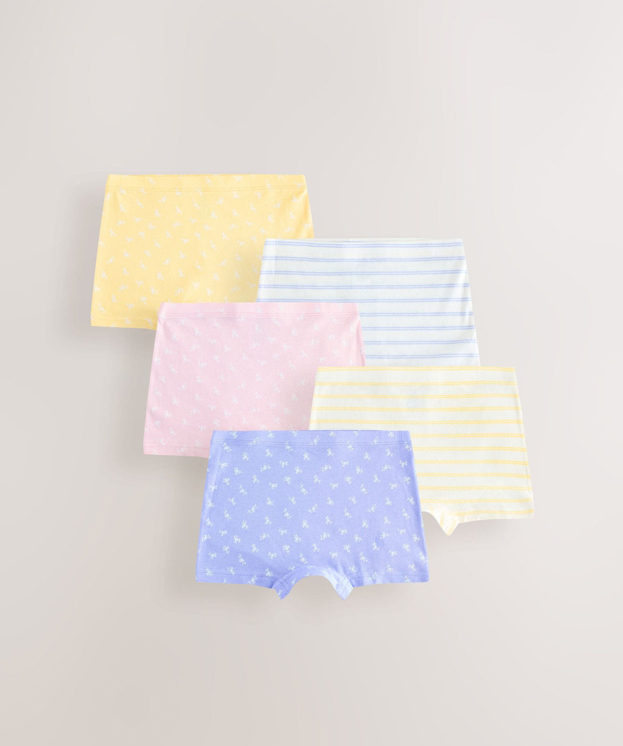 Pink/Blue Short Briefs 5 Pack