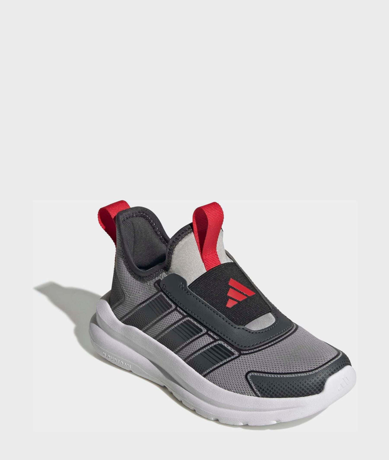 adidas Grey/Red Tensaur Comfort Trainers