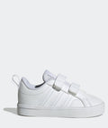 adidas White VS Pace 2.0 Hook and Loop Infant Trainers