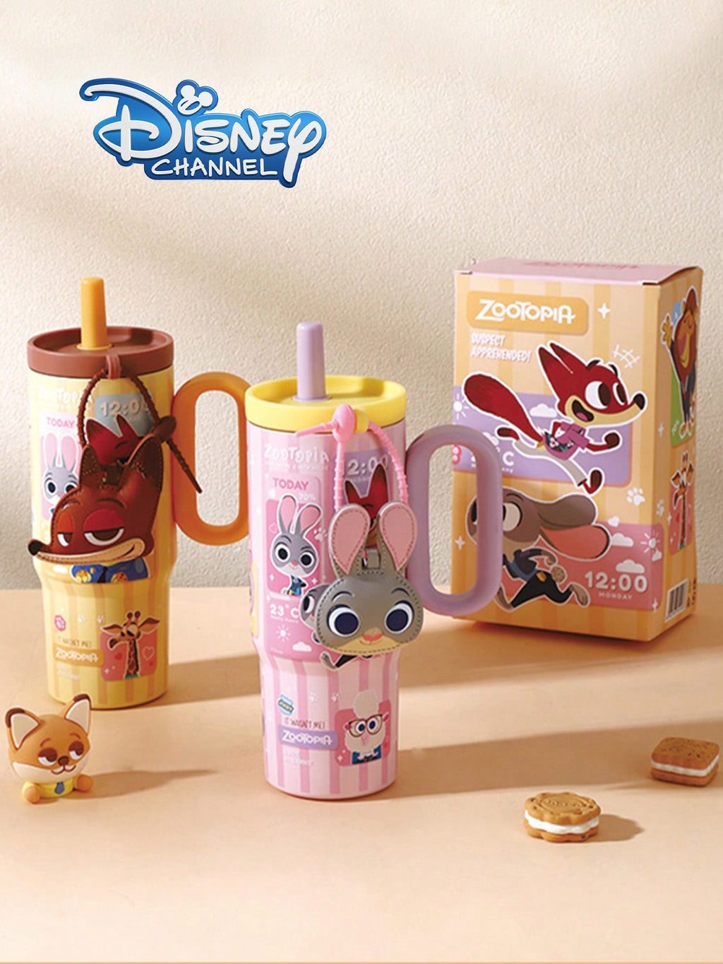 Disney Zootopia Judy And Nick Stainless Steel Insulated Tumbler 750 ml