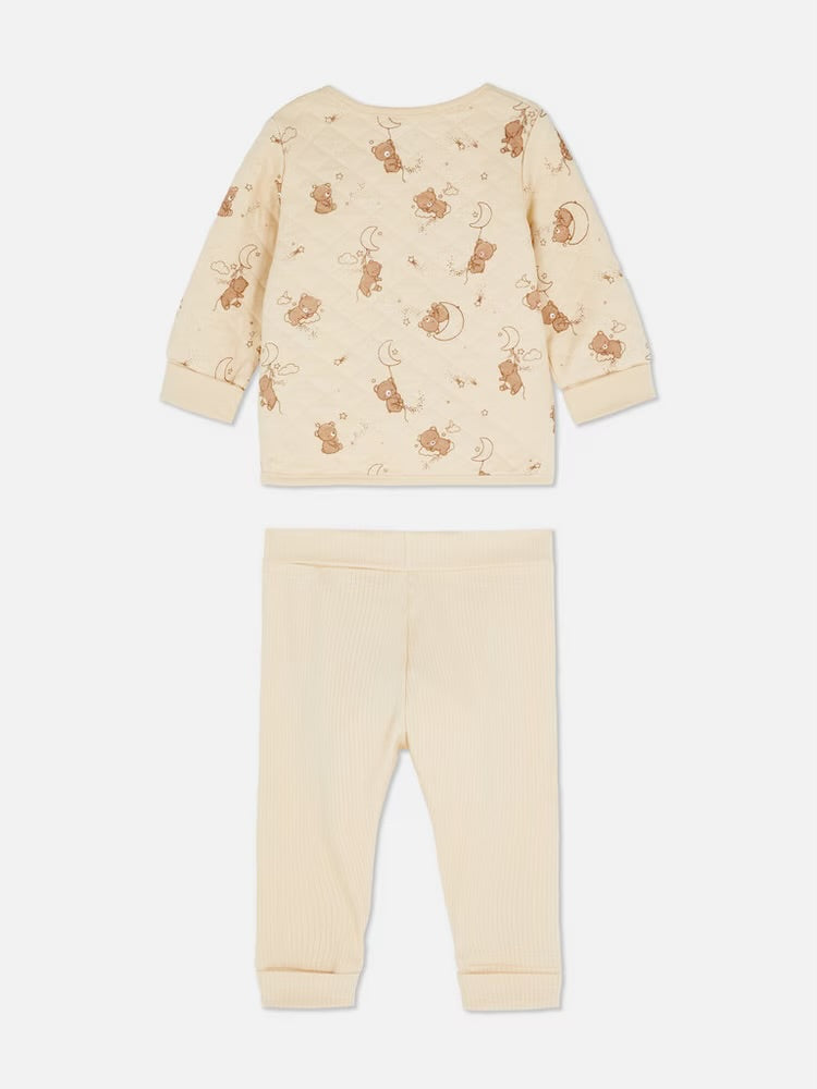 Primark 2pcs bear baby set (immediate)