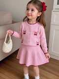 Baby Girl 2pcs Knitwear Set