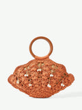 Women Straw Woven Beach Bag