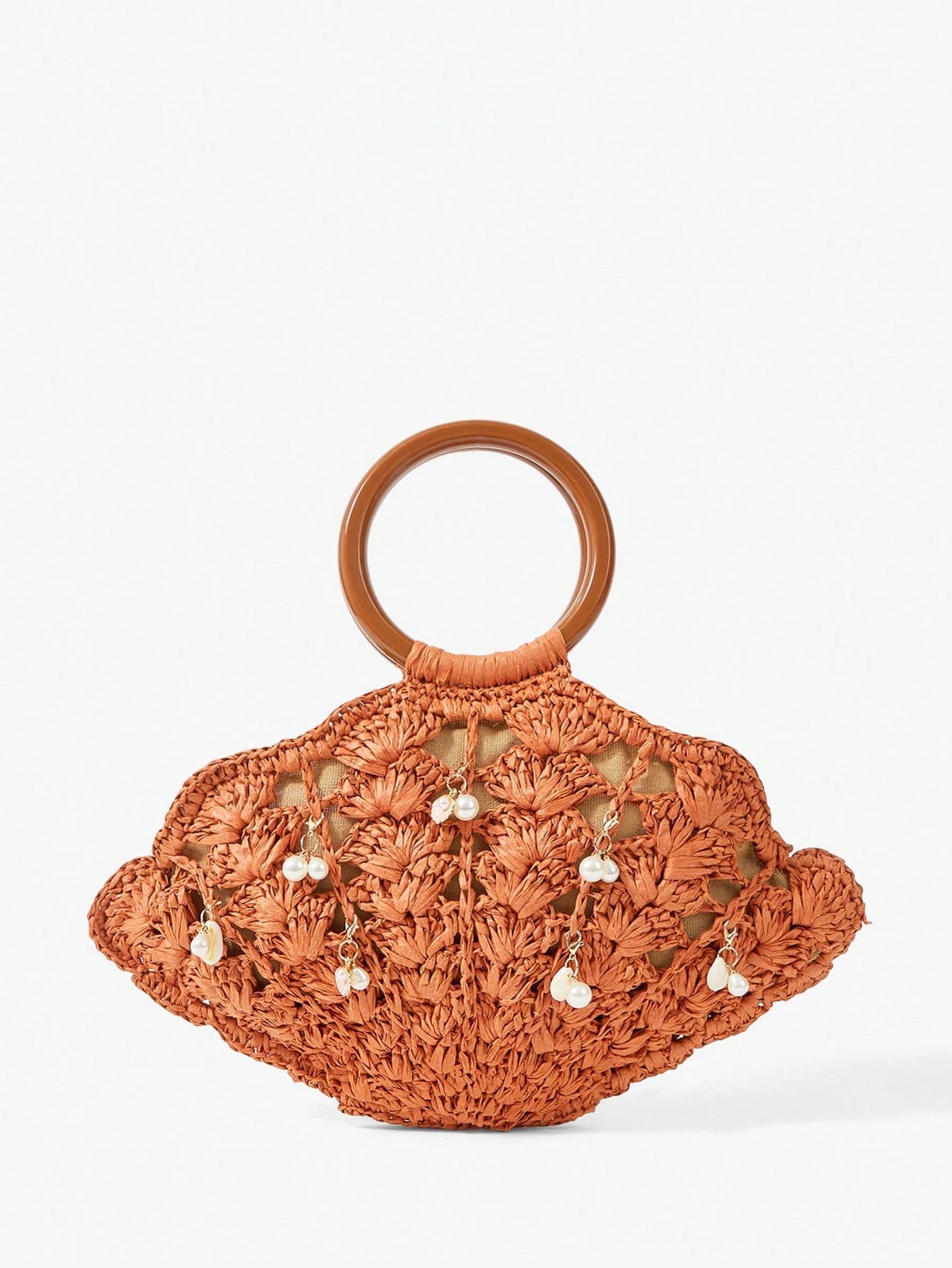 Women Straw Woven Beach Bag