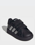 adidas Black/Silver Grand Court 3.0 Infant Trainers
