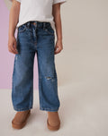 Dark Wash Wide Leg Jeans