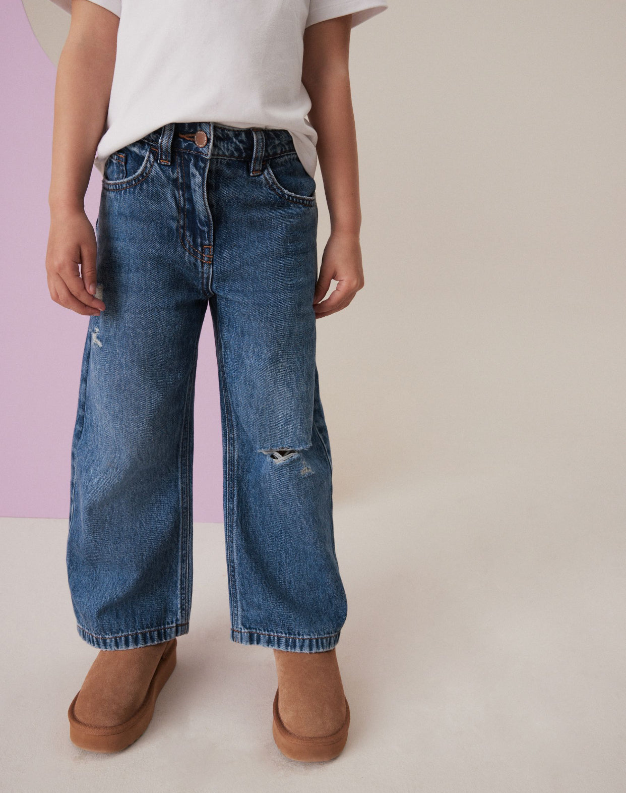Dark Wash Wide Leg Jeans
