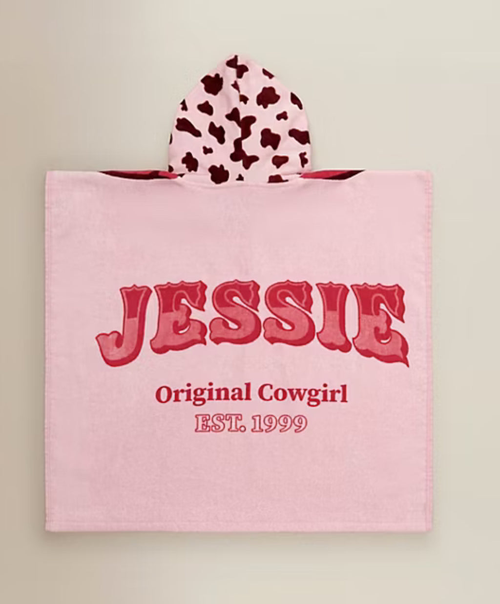 Disney Toy Story Jessie Cowgirl Pink Cotton Poncho: Up To 3y