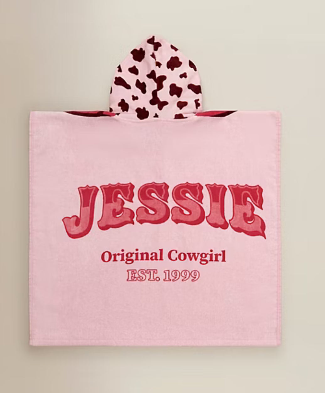 Disney Toy Story Jessie Cowgirl Pink Cotton Poncho: Up To 3y