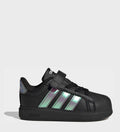 adidas Black Street Talk Infant Trainers