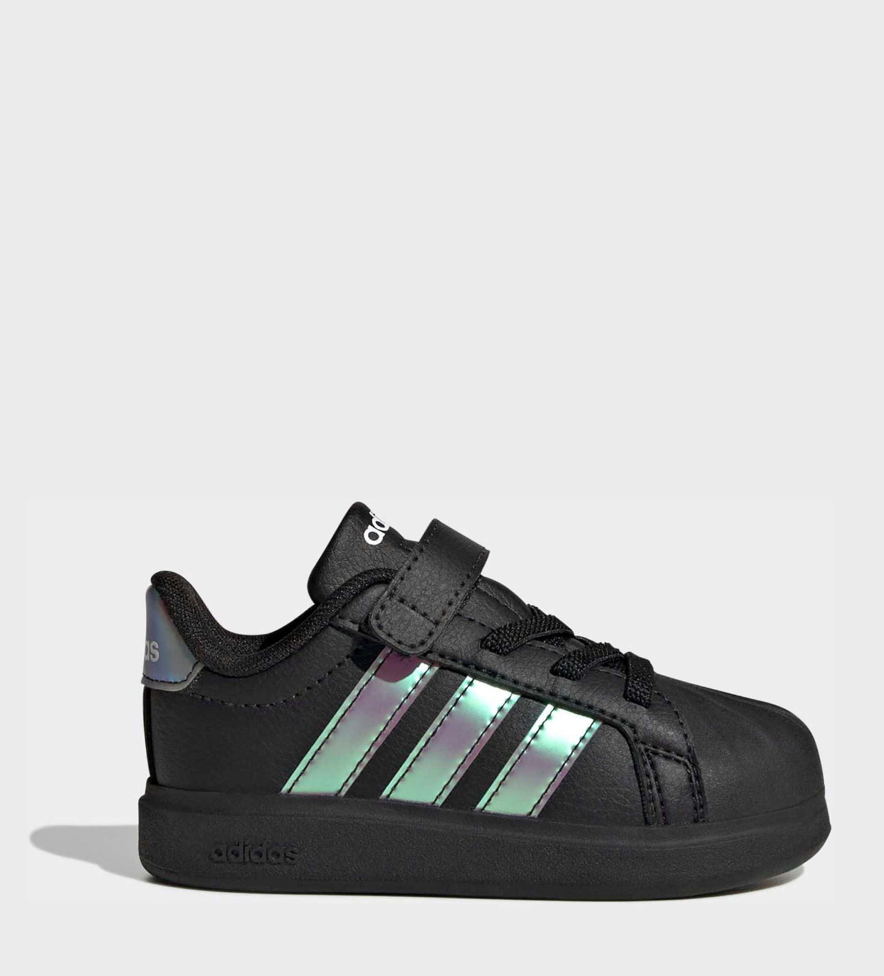 adidas Black Street Talk Infant Trainers