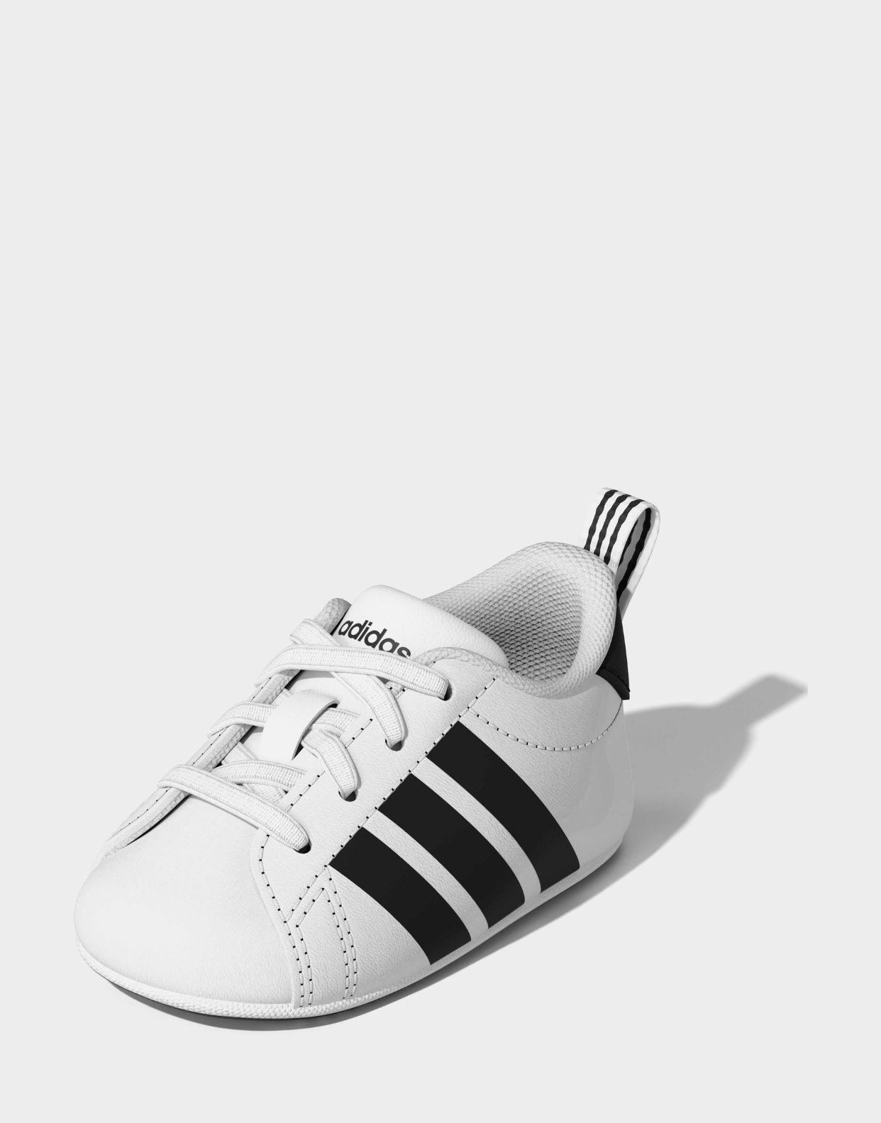 adidas White Grand Court Crib Trainers