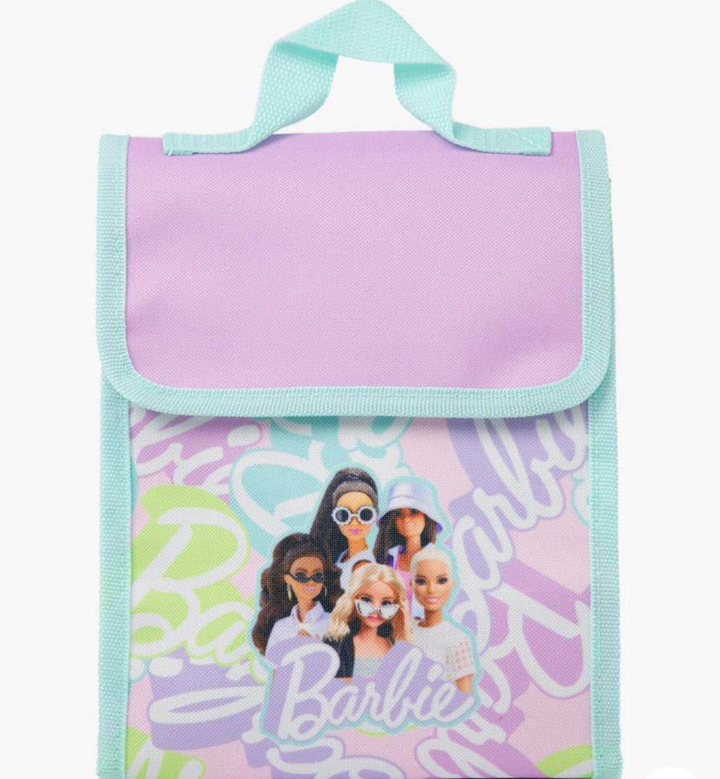 Barbie Print School Backpack Set 14 inch
