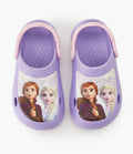 Disney Clogs with Cutout Design, Frozen Print