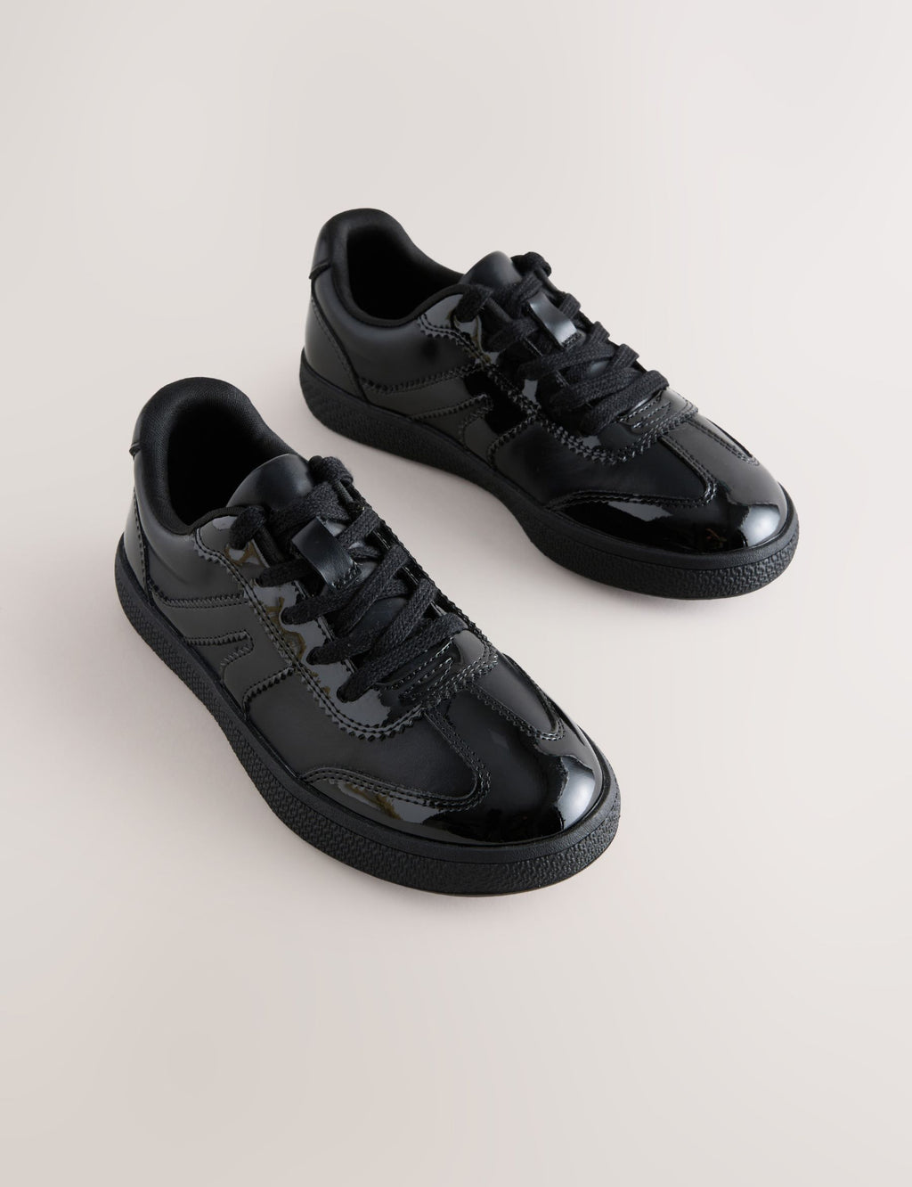 Black Patent Leather School Standard
Fit (F) Retro Trainers