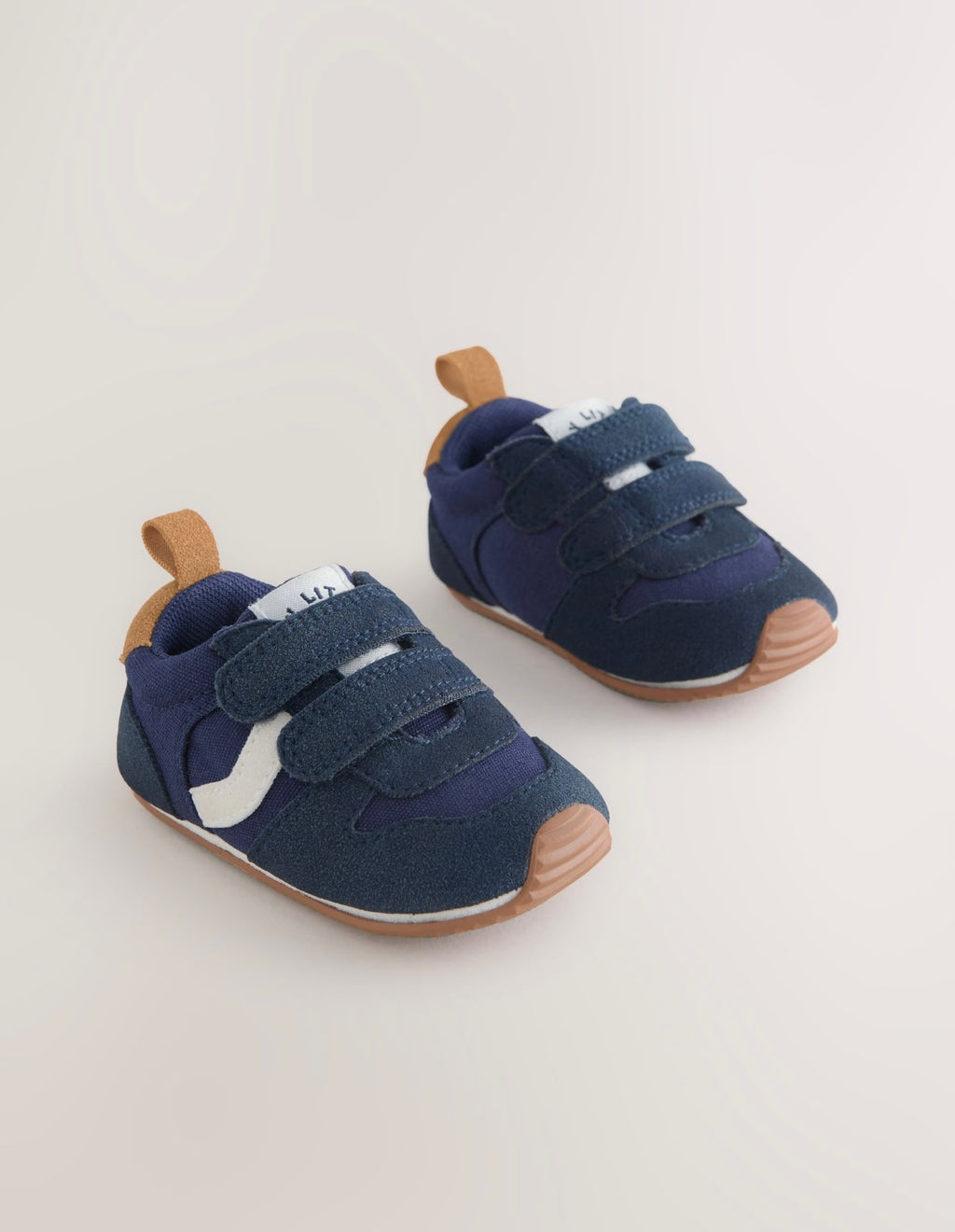 Navy Baby Touch Fastening Trainers