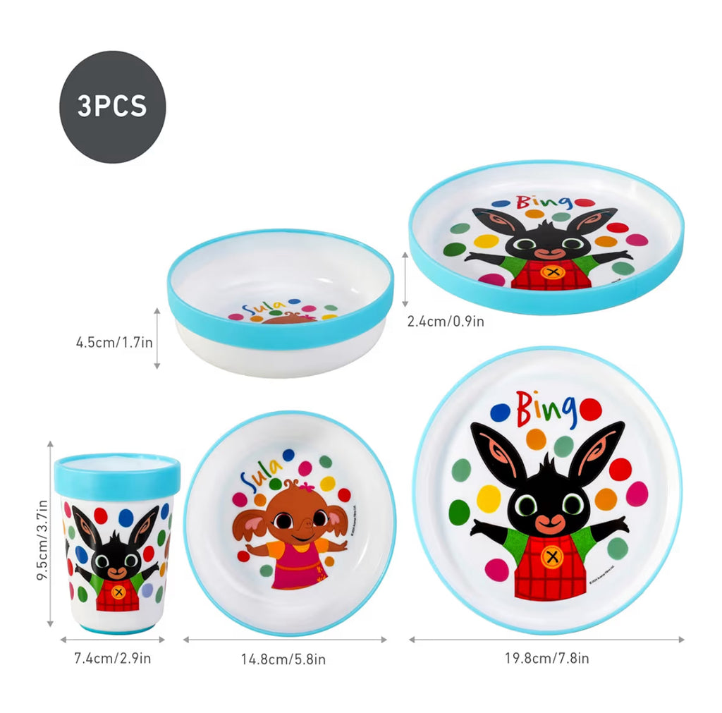 Bing 3pcs Kids Dinner Set