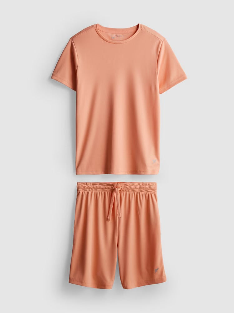 A top and shorts sports set