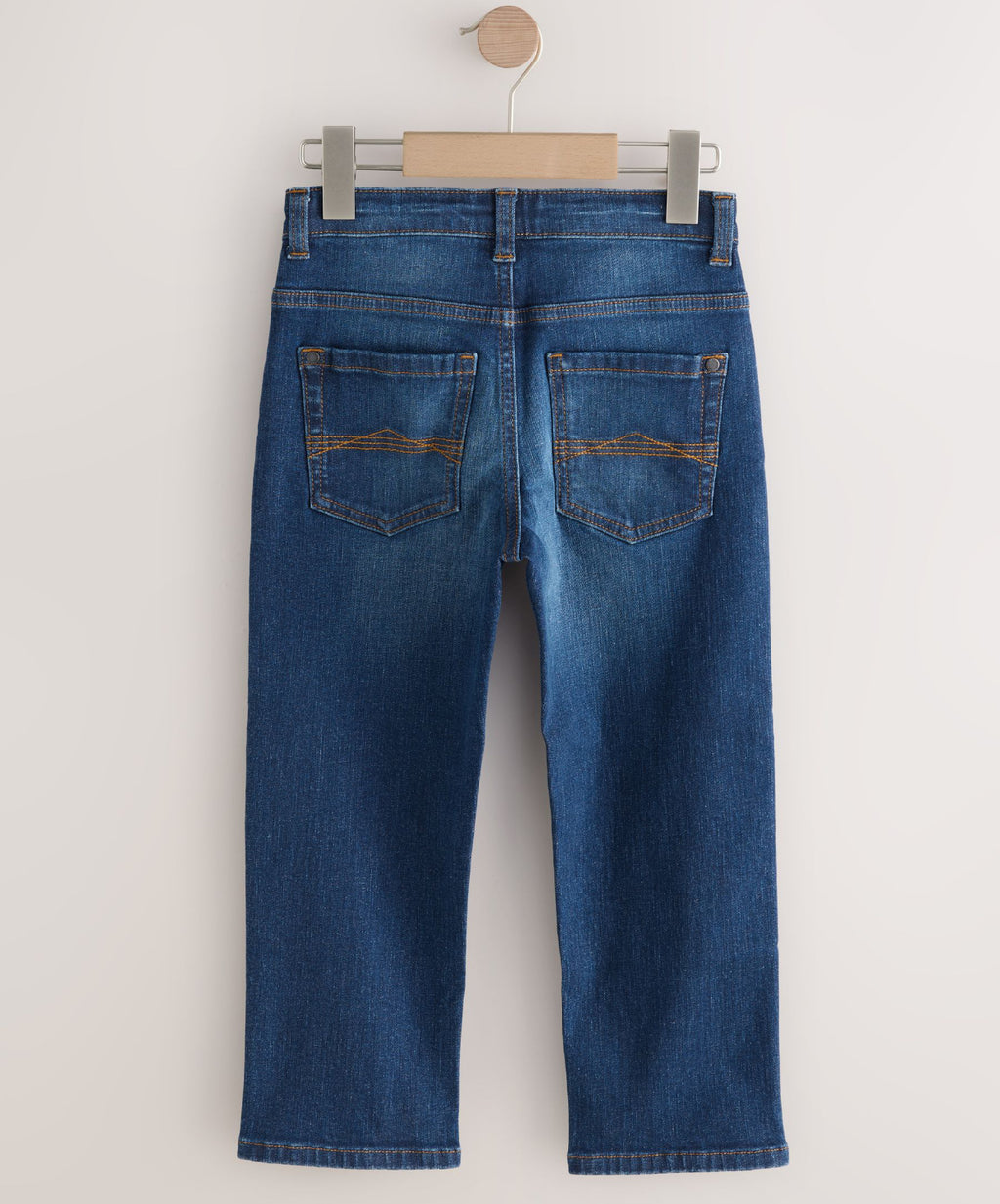 Blue Loose Fit Stretch Jeans