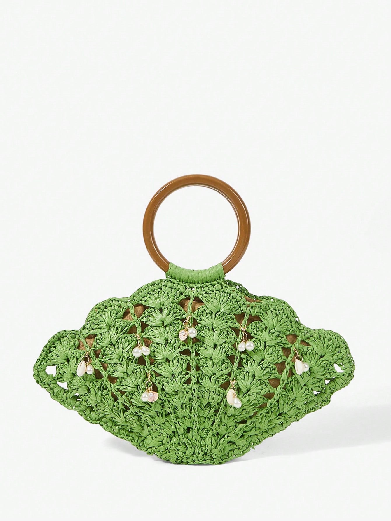 Women Straw Woven Beach Bag