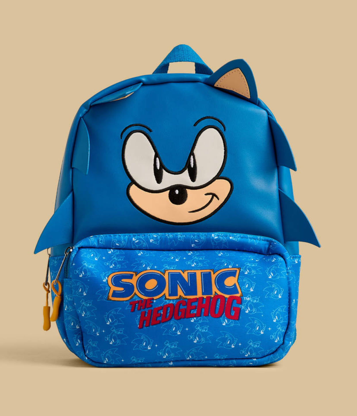 Sonic Print Backpack with Adjustable Straps