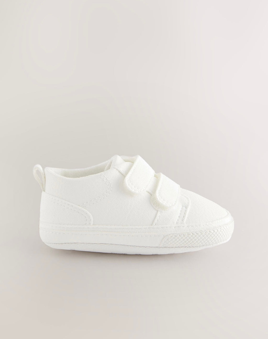 White Touch Fastening Baby Trainers