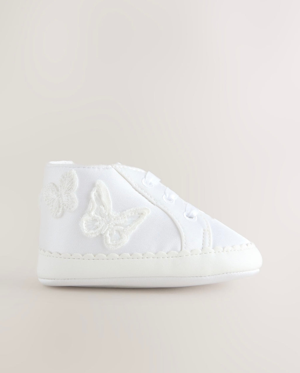 White Baby High Top Trainers