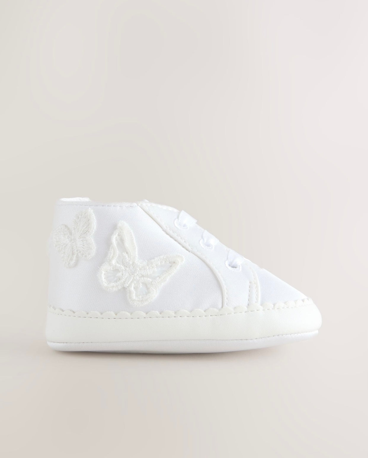 White Baby High Top Trainers