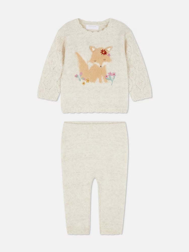 Primark Fox Jumper and Leggings Set (immediate)