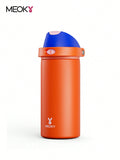Meoky 530 ml Vacuum Insulated Water Bottle With 2-In-1 Straw And Spout Lid