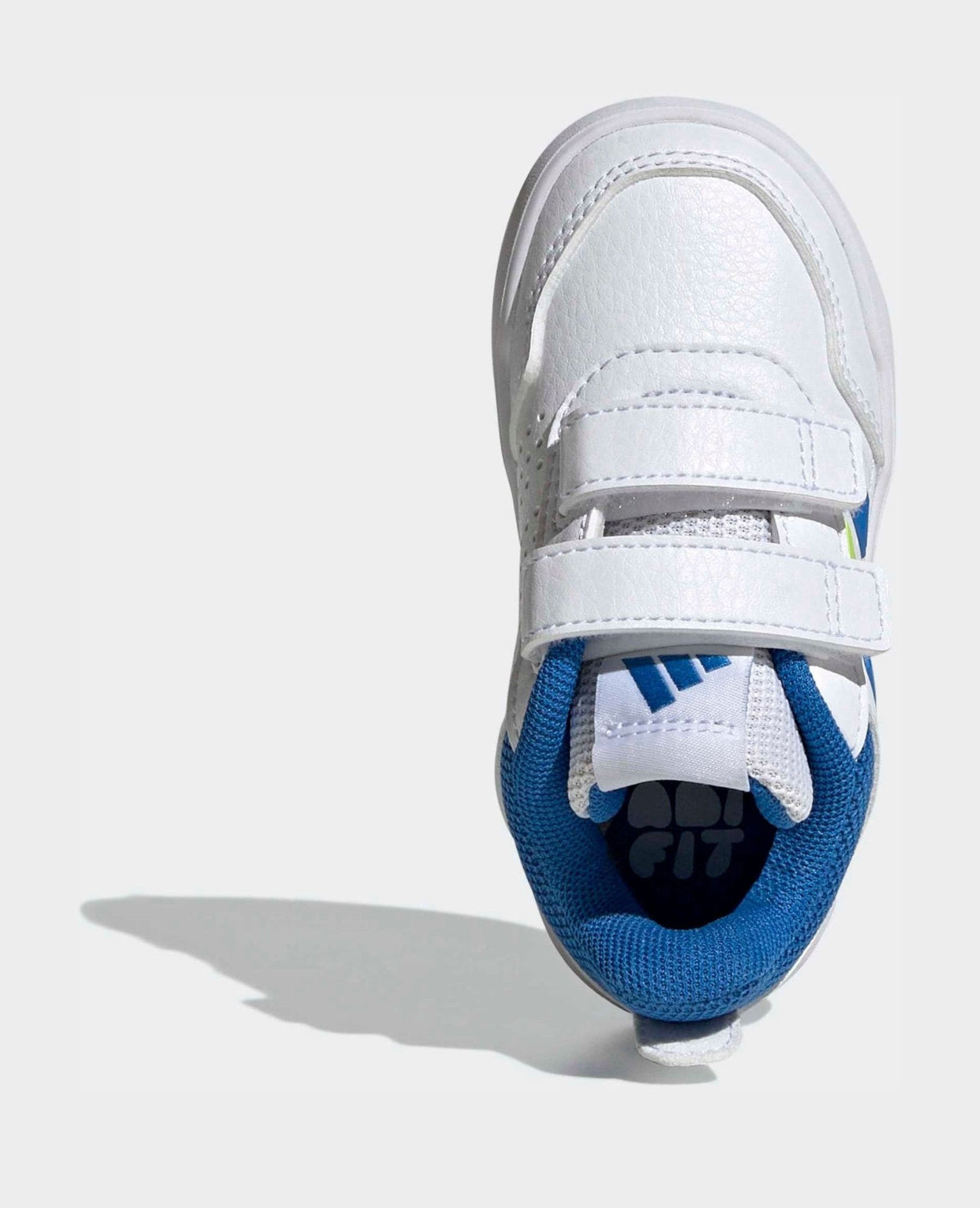 adidas White/Blue Hook and Loop Tensaur Sport 3.0 Infant Trainers