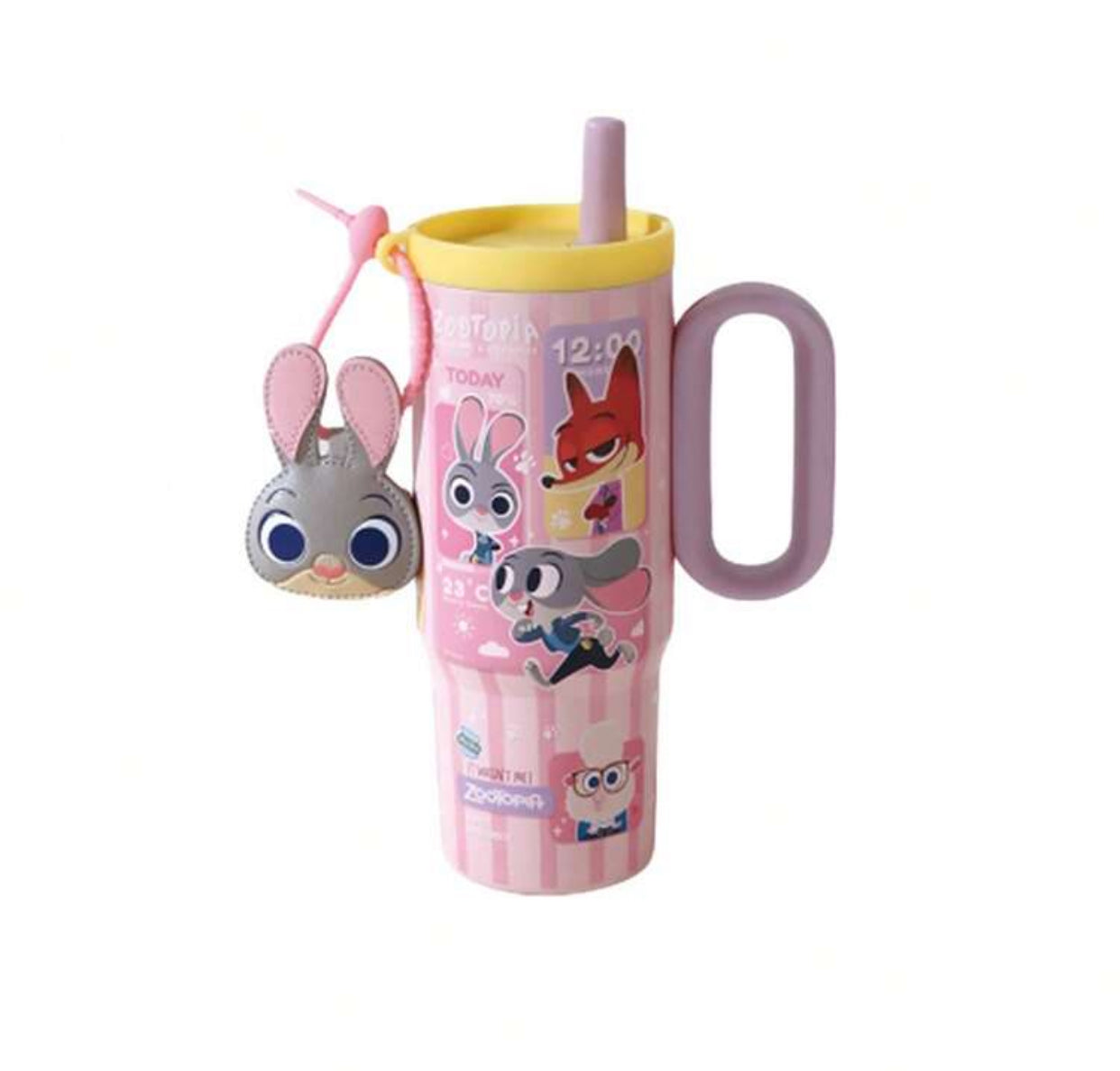 Disney Zootopia Judy And Nick Stainless Steel Insulated Tumbler 750 ml