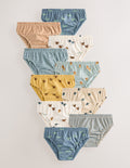 Safari Print Briefs 10 Pack