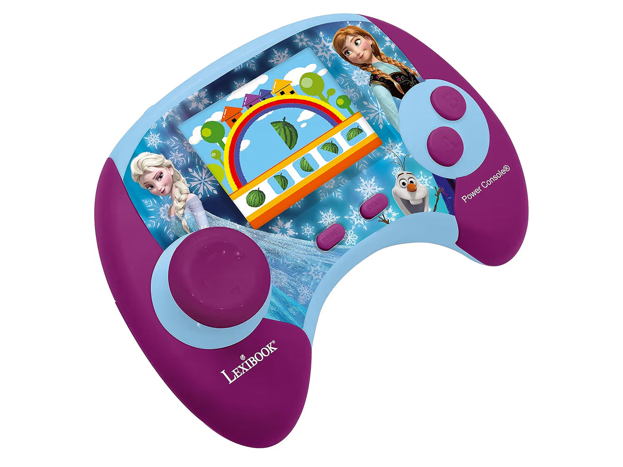 Lexibook, Frozen, Power Console®, Bilingual educational game console with 100 activities, French/English
