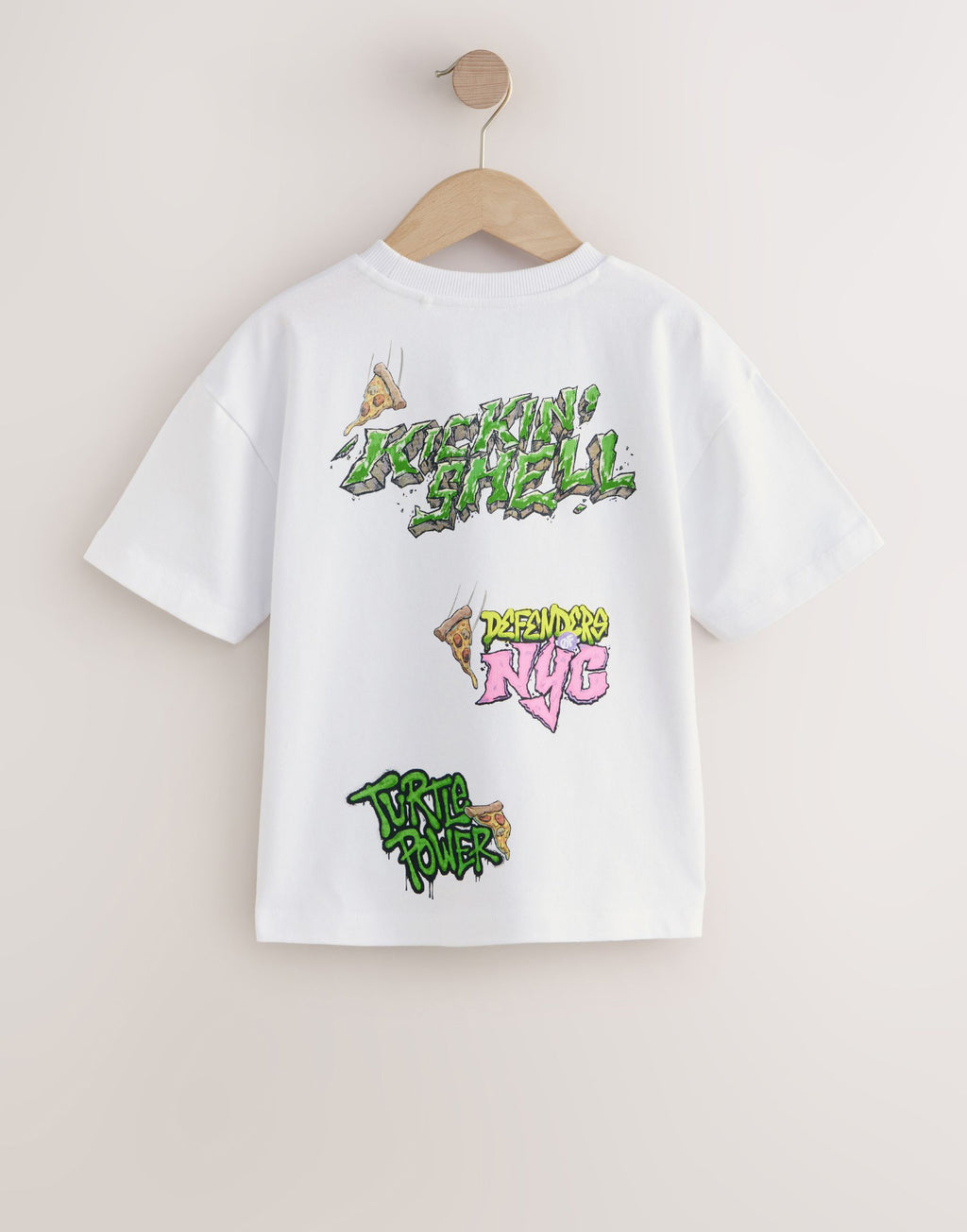 White Teenage Mutant Ninja Turtles T-
Shirt