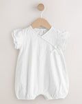 White Broderie Baby Romper