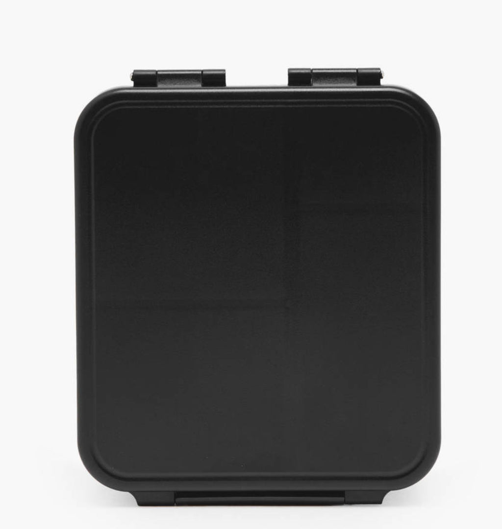Black Lunch Box & Stainless Jar