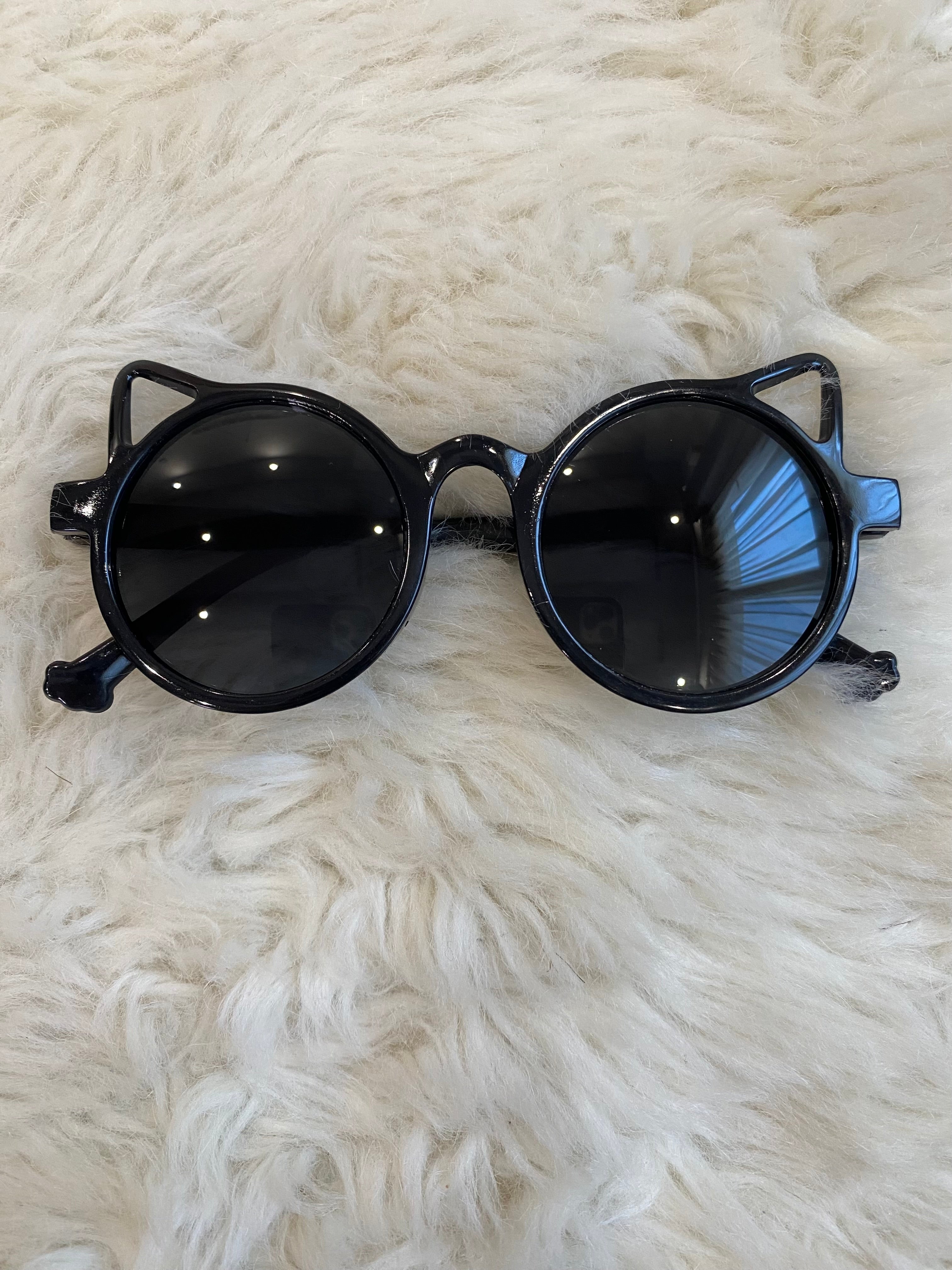 1pc Girl Cat Sunglasses (immediate)