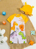 Baby Boy Safari Swimsuit (immediate)