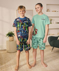 Green/Blue Minecraft Short Pyjamas 2 Pack