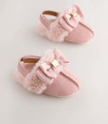 Baker by Ted Baker Baby Girls Faux Fur Trim Padders Mules