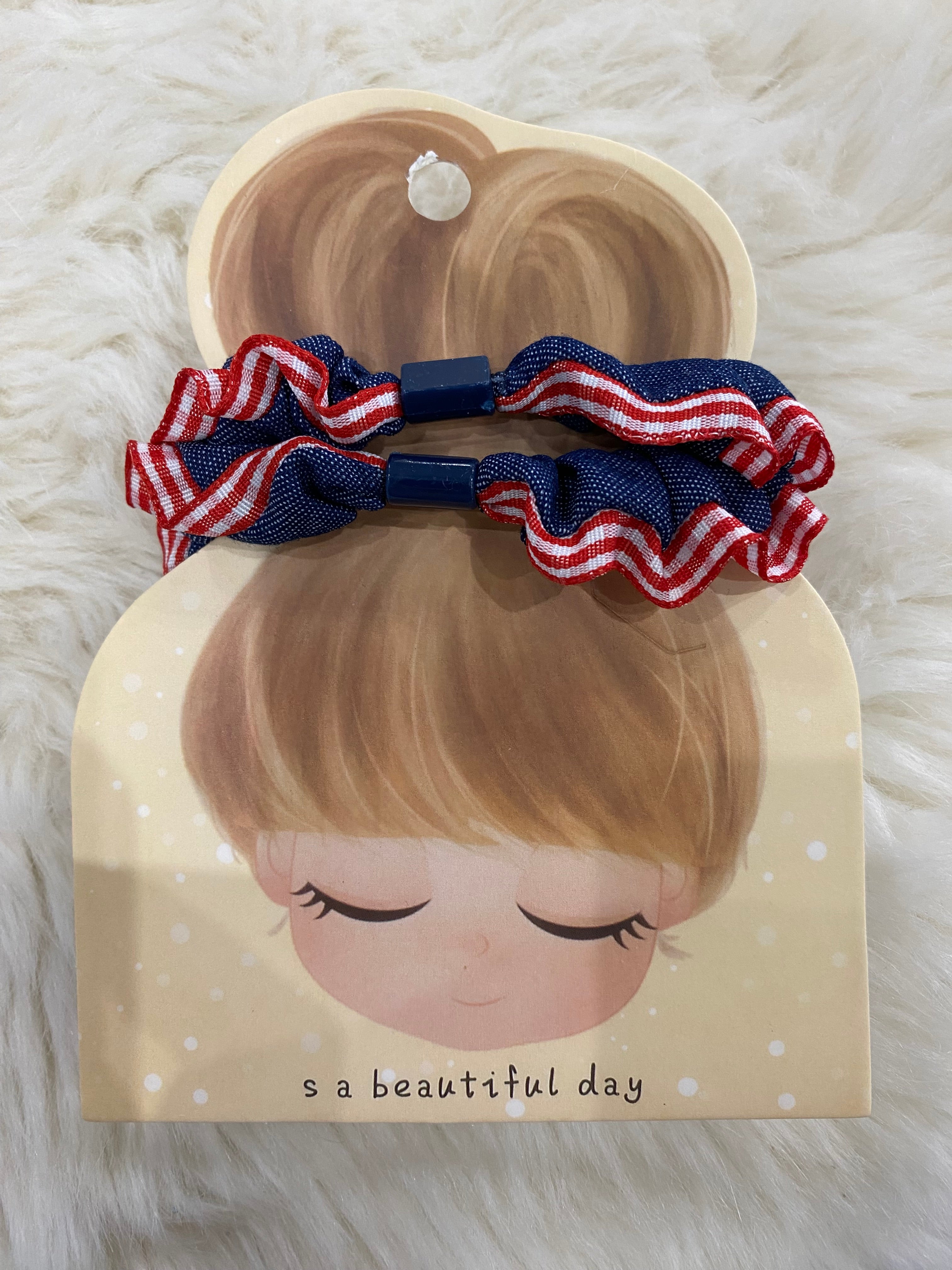 2pcs hair scrunchies
