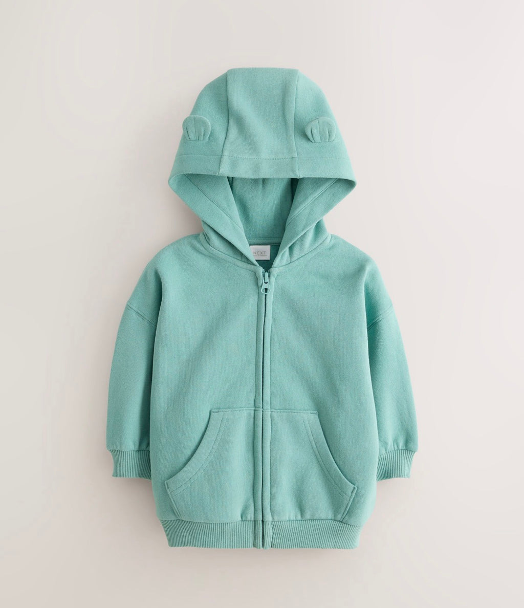 Green Zip Up Hoodie