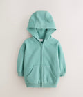 Green Zip Up Hoodie
