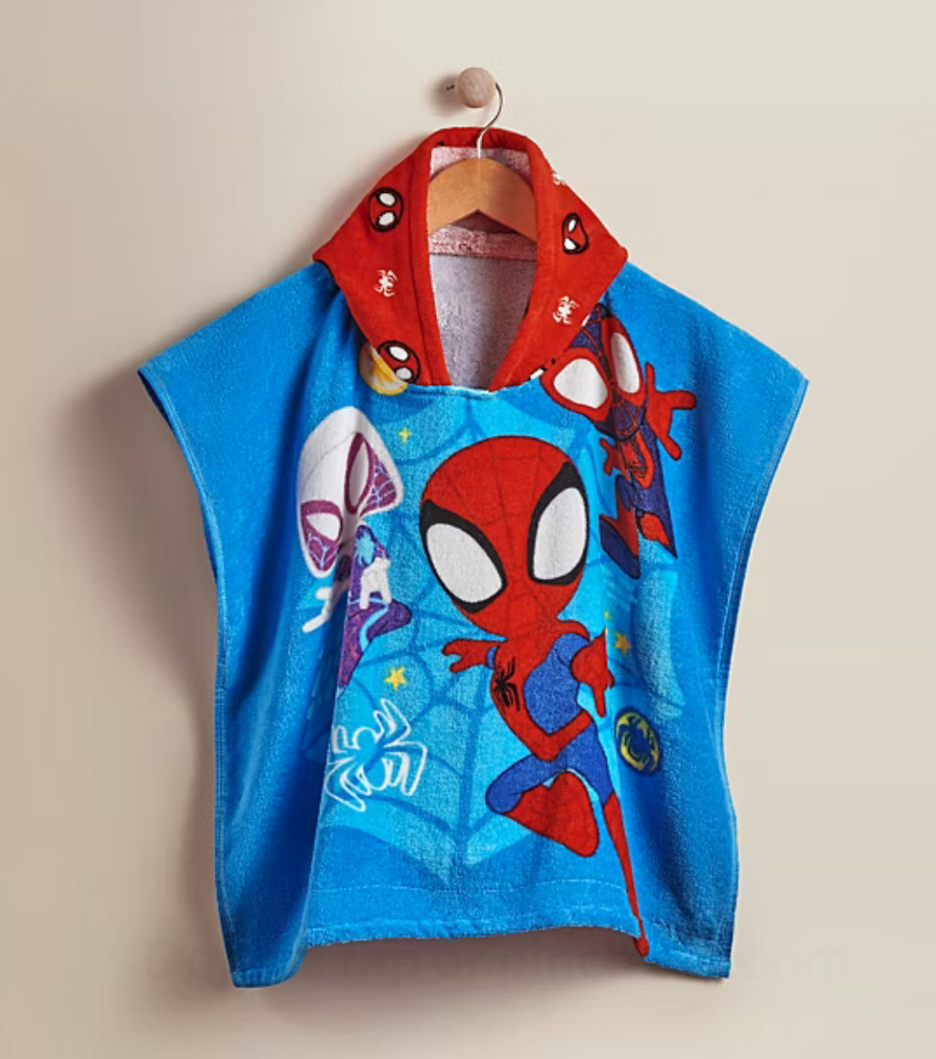 Marvel Spider-Man Spidey & Friends Cotton Poncho 54*54 cm