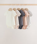 Neutral Short Sleeve Bodysuits 5 Pack