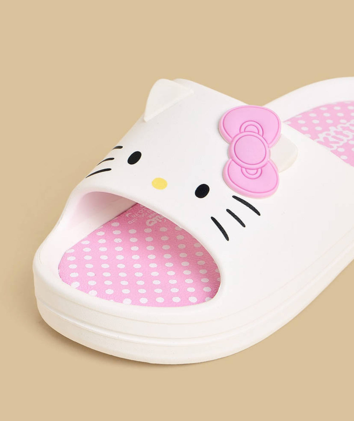 Hello Kitty Print Beach Slippers