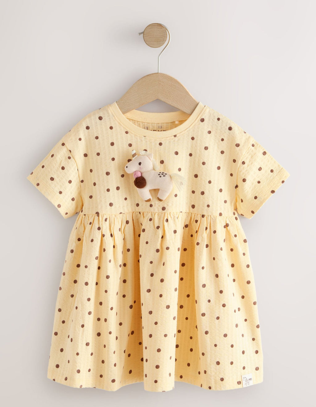 Neutral Unicorn Jersey Dress