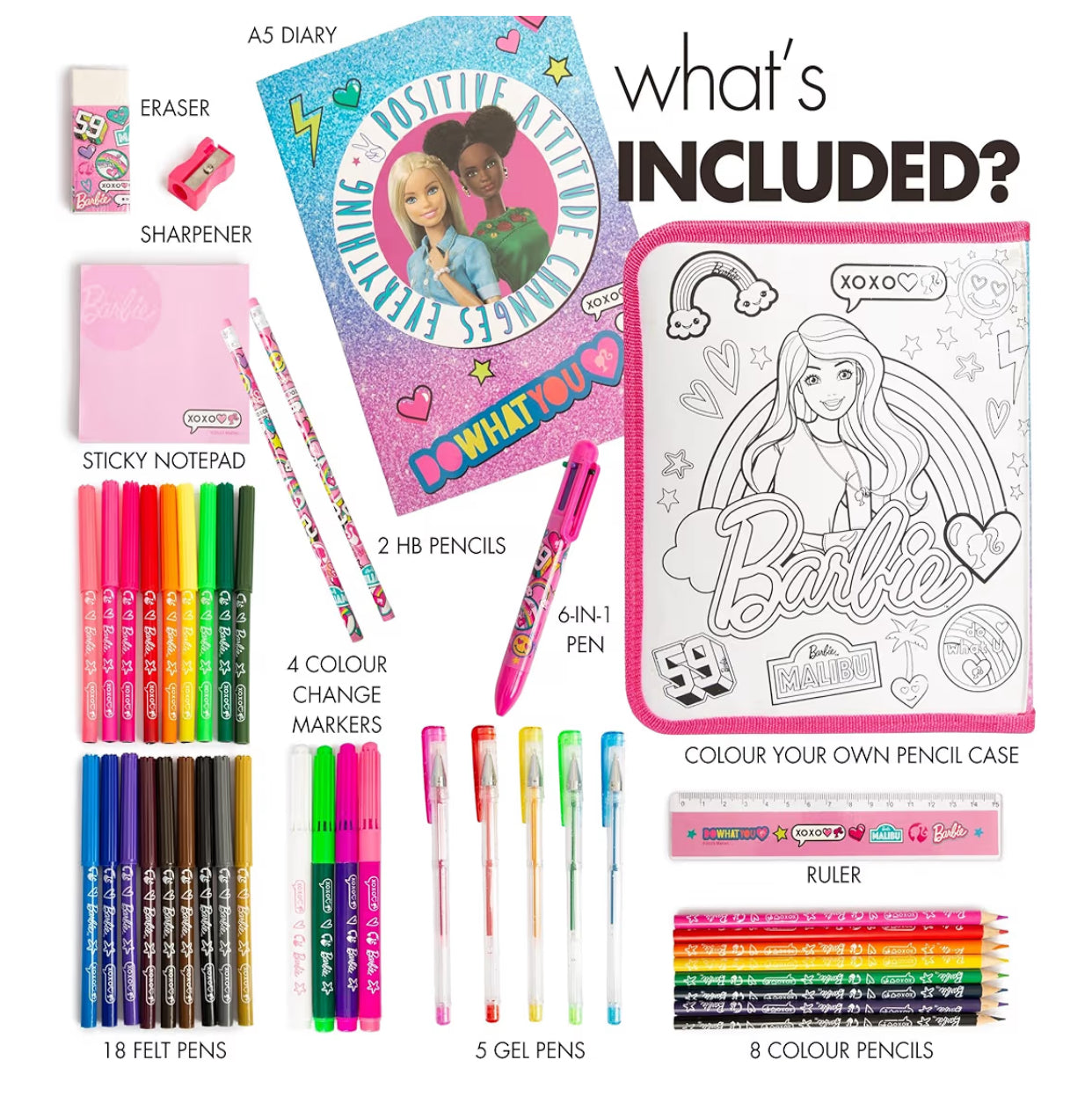Barbie Stationary Kit Set